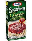 Kraft Spaghetti Classics Tangy Italian Easy Pasta Meal with Spaghetti, Spice Mix & Parmesan Cheese, 8 oz Box