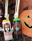 Patria Day of the Dead 16oz Sugar Free Energy Drink 200mg of Caffeine Natural Flavor Citrus Blast 12 pack