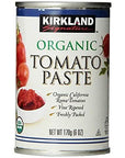 Kirkland Signature Organic Roma Vine Tomato Paste  12 Pack 6 oz