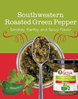 Chef Gerrie Vegan Slather Sauce | Southwestern Roasted Green Pepper with Spicy Flavour Booster for Roasted Veggies, Chicken, Chips, Fish and Cheese - 9 Ounce Jar