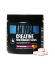 Animal Creatine Chews Tablets - Enhanced Creatine Monohydrate with AstraGin to Improve Absorption, Sea Salt for Added Pumps, Delicious and Convenient Chewable Tablets - Fruit Punch