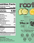 Root Foods Zucchini Chips, Natural Veggie Snack, Non-GMO Vegetable Crisps, Good for Adults, Kids, Vegan, Gluten Free, Halal, 6 pack