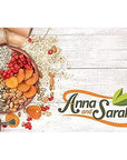 Anna and Sarah Organic Sweet Apricot Kernels 16 oz 100 Natural Whole Raw Apricot Seeds Sun Dried Gourmet Ingredients Spices and Seasonings for Cooking Large Size Bulk in Resealable Bag