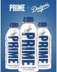 Prime Hydration Drink Limited Edition LA Dodgers 169 Fl Oz Los Angeles Dodgers Prime Hydration Drink 6 Bottles