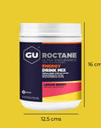 GU Energy Roctane Ultra Endurance Energy Drink Mix Vegan GlutenFree Kosher and DairyFree ntheGo Energy for Any Workout Lemon Berry 172 lb Canister 12 Servings