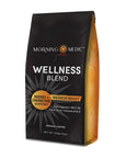 Morning Medic Wellness Coffee with Ashwagandha MCT Oil Maca Root Vitamin B6 Vitamin B12 Vitamin D and Cinnamon Ground Coffee Medium Roast 12 oz