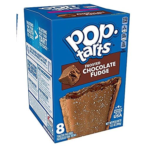 Frosted Toaster Pastry Variety Brown Sugar Cinnamon Cookies  Creme Smores and Chocolate Fudge 135 Ounce Pack of 4  with Two MYD Lollipops or Bag Clip