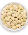 Mandelin Blanched Whole Almonds 100 Almonds 2 lb NonGMO Gluten Free Vegan Keto Plant Based Diet Friendly Kosher for Passover Every Batch Tested for Quality