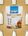 SYMKEN Almond Milk Powder 176 Oz 500g  Pure Almond  No added sugar  Vegan  Gluten free  Lactose free  NonGMO  NonDairy  Vegan protein 15  Plantbased Almond Milk