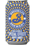 Generic 24 Pack of 12oz Cans Brooklyn Special Effects HOPPY AMBER Non Alcoholic Brew Beer 12oz Per Can NA Malt Beverage Drink Beverage