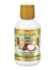 Dynamic Health Mangosteen Gold  Organic Mangosteen 100 Juice  Vegetarian No Gluten or BPA Dietary Supplement  16oz