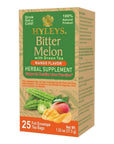 Hyleys Bitter Melon with Green Tea  Mango Flavor  25 Tea Bags  Supports Healthy Liver Function  Herbal Supplement