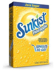 Sunkist Singles To Go Drink Mix Pineapple 3 Boxes with 6 Packets Each 18Total Servings