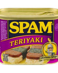 Spam Luncheon Meat Can Teriyaki 12 Ounce