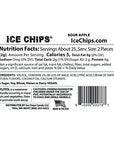 ICE CHIPS Xylitol Candy 3 Pack Assortment Sour Apple Sour Cherry Lemon 528 OZ