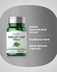 Piping Rock Parsley Leaf Supplement 1200mg | 100 Capsules | Herbal Concentrated Extract Supplement | Non-GMO, Gluten Free