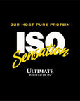 Ultimate Nutrition Iso Sensation 93 with Glutamine, Whey Protein Isolate Powder, 30 Grams of Protein, Low Carb Protein Shakes, Keto Friendly, 5 Pounds, Chocolate Fudge Flavoured