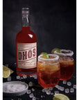 Dhos Bittersweet  Handcrafted NonAlcoholic Aperitif With Flavors Of Rhubarb Fruit  Bitter Herbs  NonAlcoholic Spirit To Mix Delicious Mocktails  KetoFriendly Zero Sugar Zero Proof  750 ML