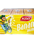 KDD Banana Flavored Milk 180ML 18 PACK