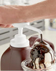 Hersheys Syrup Chocolate 7 lb 8 oz  a Sophley 33 oz 10 ml Chocolate SyrupCondiment Pump Set