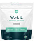 Ora Organic Vegan Protein Powder for High Performance - Plant Protein with Tart Cherry, ProHydrolase and Probiotics for Optimized Absorption and Recovery Support - 15 Servings (Unflavored)