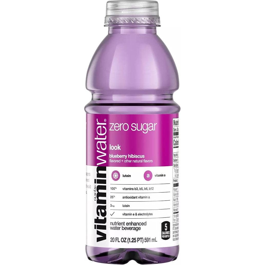 Vitamin Water ZERO Sugar  All Flavor Variety Pack Sampler  20 fl Oz Bottles Nutrient Electrolyte Enhanced Flavored Drinking Water With Vitamins Rise Shine Ice Look Gutsy XXX  Pack of 12