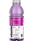 Vitamin Water ZERO Sugar  All Flavor Variety Pack Sampler  20 fl Oz Bottles Nutrient Electrolyte Enhanced Flavored Drinking Water With Vitamins Rise Shine Ice Look Gutsy XXX  Pack of 12