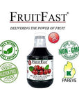 Red Tart Cherry Juice Concentrate by FruitFast  16 FL OZ Unsweetened 68 Brix Pure Concentrated Cherry Juice  100 Dark Cherry Extract  No Additives or Fillers