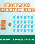 Crush Summer Variety Liquid Water Enhancer  New Better Taste 4 Bottles Makes 96 Flavored Water Drinks  Sugar Free Zero Calorie