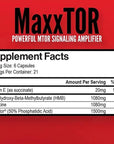 MaxxTOR® Muscle Amplifier | Phosphatidic Acid | Vitamin E | L-Leucine | Gain Lean Body Mass | Optimize Protein Synthesis | Increase Power Output | 126 Capsules