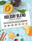 Holiday Bean Blend Medium Roast Whole Bean Coffee 12oz