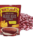 Naturas Refried Red Kidney Beans Frijoles Rojos Volteados  100 Plant Based  Ready To Serve Made With Ground Beans of BeansNo PreservativeNo Artificial Colors100 Natural 400g14 oz 3 pack