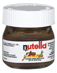 Nutella Hazelnut Spread with Cocoa Mini Glass Jars 88 oz 20 Pack for Picnics Gift Bags Lunches