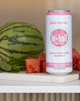 Hiball Energy Seltzer Water Caffeinated Sparkling Water Made with Vitamin B12 and Vitamin B6 Sugar Free 16 Fl Oz Pack of 8 Watermelon