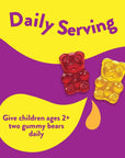 L’il Critters Fiber Daily Gummy Supplement for Kids, for Digestive Support, Berry and Lemon Flavors, 90 Gummies