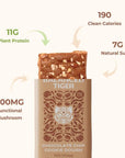 Organic Functional Mushroom Protein Bars - 1500mg