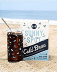 Grounds  Hounds Sunny Spot Cold Brew Pouches  100 Organic Cold Brew Coffee Ready to Brew Cold Brew Coffee Bags Includes 4 Pouches Each Pouch Makes 24oz of Cold Brew Coffee