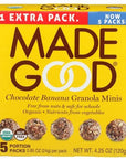 MadeGood Granola Minis 15 Pack 3 Flavors  5 each 15 Pack