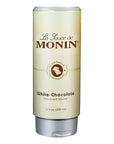 Monin  Gourmet White Chocolate Sauce Creamy and Buttery Great for Desserts Coffee and Snacks GlutenFree NonGMO 12 Ounce