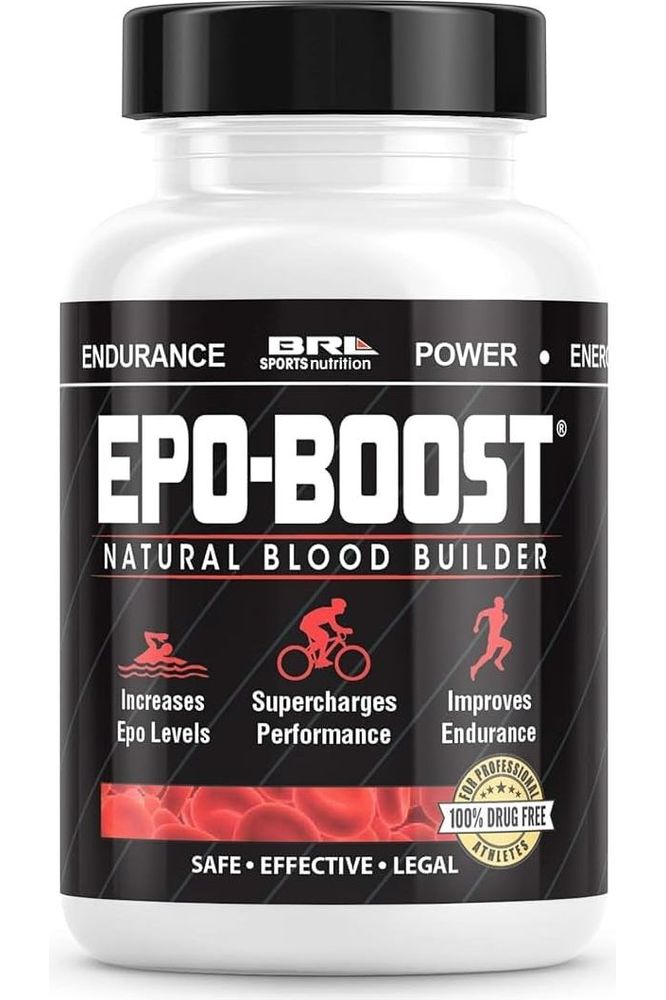 EPO-BOOST Natural Blood Builder Sports Supplement - 120 Count - 1-Pack