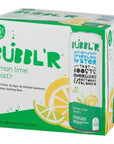 Bubblr Antioxidant Sparkling Water Lemon Lime Twistr Natural Caffeine 5 Calories per Can 0g Sugar No Artificial Flavor or Sweeteners 6 Count 72 Fluid Ounce Pack of 4