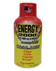 Global Brands ENERGY 2000 Energy Shot  Berry Flavor  2 oz  48 Count  SugarFree Zero Calories  Zero Carbs  220 mg Caffeinated Energy Shot