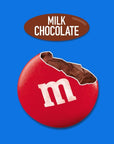 M&M'S Milk Chocolate Candy, Family Size, 18 oz Resealable Bulk Candy Bag