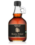 Mansfield Maple Certified Organic Pure Vermont Maple Syrup Grade A Amber Rich 500ml Glass Bottle