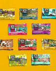 Picky Bars Real Food Energy Bars Plant Based Protein 10 Flavor Variety Pack AllNatural Gluten Free NonGMO NonDairy Smooth Caffeinator Pack of 10