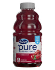 Ocean Spray Pure Unsweetened Cranberry 100 Cranberry Juice From Concentrate 32 Fl Oz Bottle Pack of 8