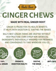 Balis Best Ginger Chews  Soothing Turmeric Flavor 1lb Jar 100 Real Ginger  Natural Flavors Sweet Spicy Chewy Ginger Candies Great snacks for sharing and gift baskets