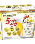 Nonalcoholic Beer Asahi Dry Zero Free 350ml Pack of 6  Product of Japan