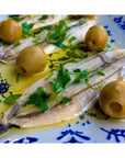 Pujado Solano Flat Anchovies in Olive Oil Marinated in Vinegar 423 oz 120g