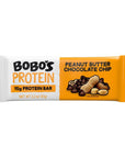 Bobos Chocolate Chip Peanut Butter Protein Bar 12 Pack